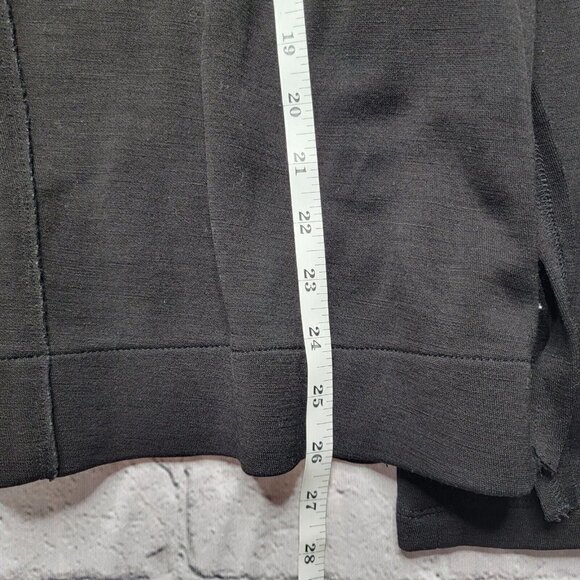 Proenza Schouler Wool Blend Black Tie Side Accent Sweater Top Size L - Picture 11 of 14